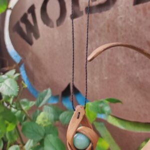 collier noeux noyer aventurine
